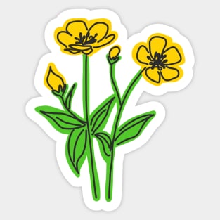 Buttercup Sticker